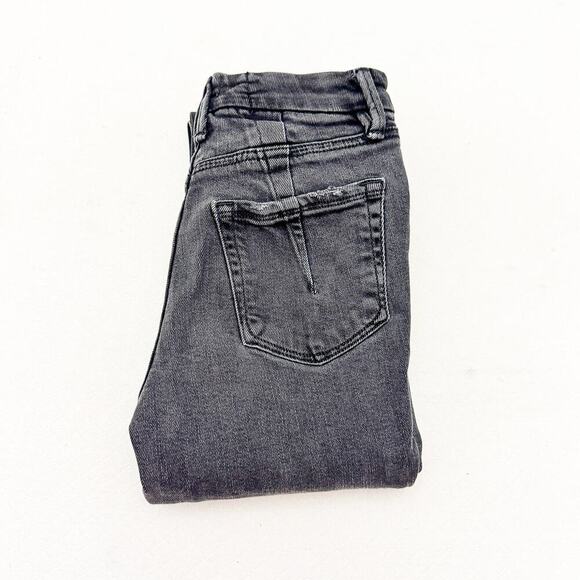 Good American Black Charcoal Wash Denim Jeans GCDBP802BT Black299 Size 25 - Picture 1 of 9